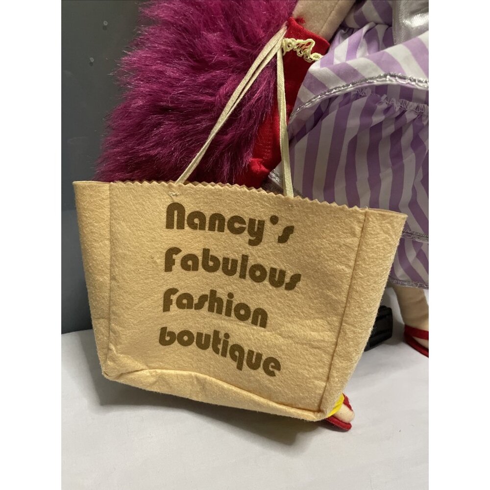 Madame Alexander 2011 Fancy Nancy Fabulous Shopper 18” Plush Toy Rag Doll NWT - Picture 6 of 11